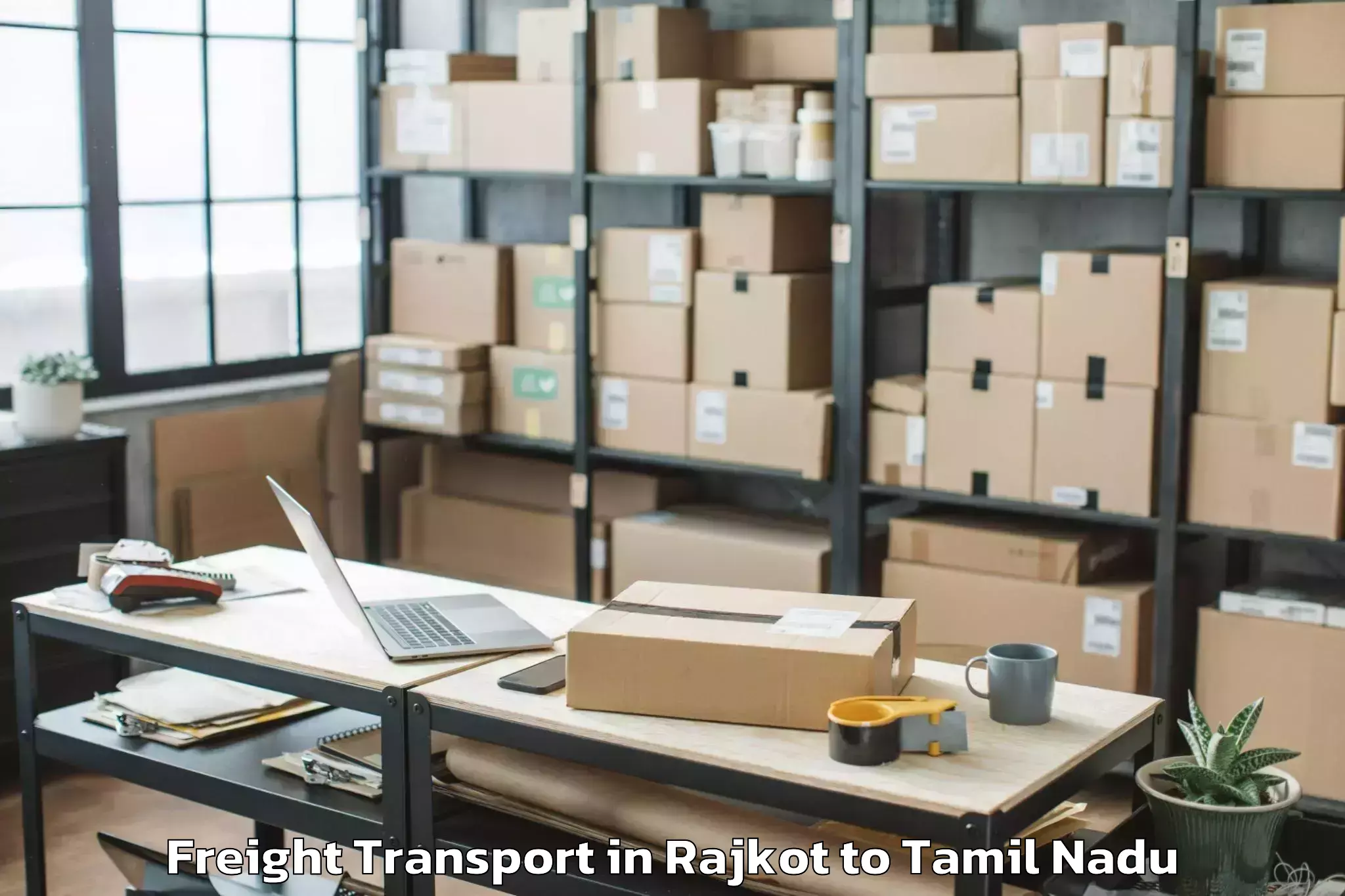 Easy Rajkot to Ettaiyapuram Freight Transport Booking